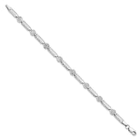 Load image into Gallery viewer, 14K White Gold D/C Bracelet
