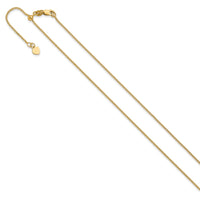 Load image into Gallery viewer, 14K Adjustable 1.2 mm D/C Double Curb Chain
