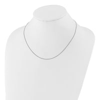 Load image into Gallery viewer, 14K White Gold Adjustable 1.2 mm D/C Double Curb Chain
