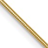14K .8mm Round Snake Chain