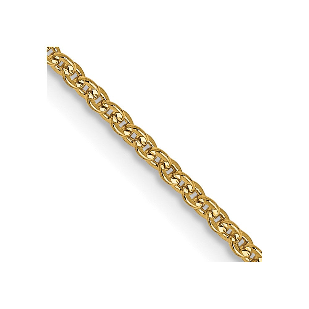 14K 1.4mm Flat Cable Chain
