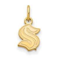 Load image into Gallery viewer, 10k Gold NHL LogoArt Seattle Kraken XS Pendant
