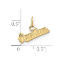 Load image into Gallery viewer, 10k Gold MLB LogoArt Cleveland Guardians Extra Small Pendant
