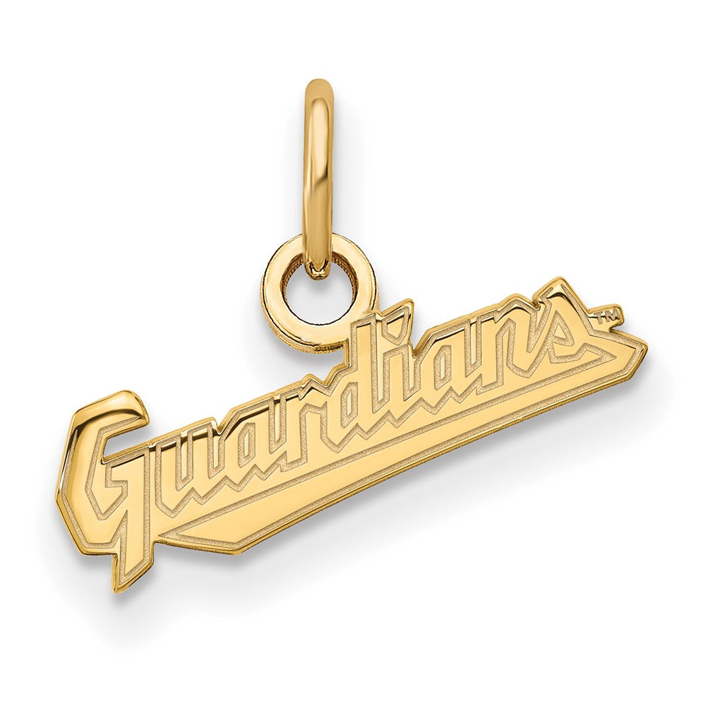 14k Gold MLB LogoArt Cleveland Guardians Extra Small Pendant