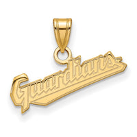 Load image into Gallery viewer, 14k Gold MLB LogoArt Cleveland Guardians Small Pendant

