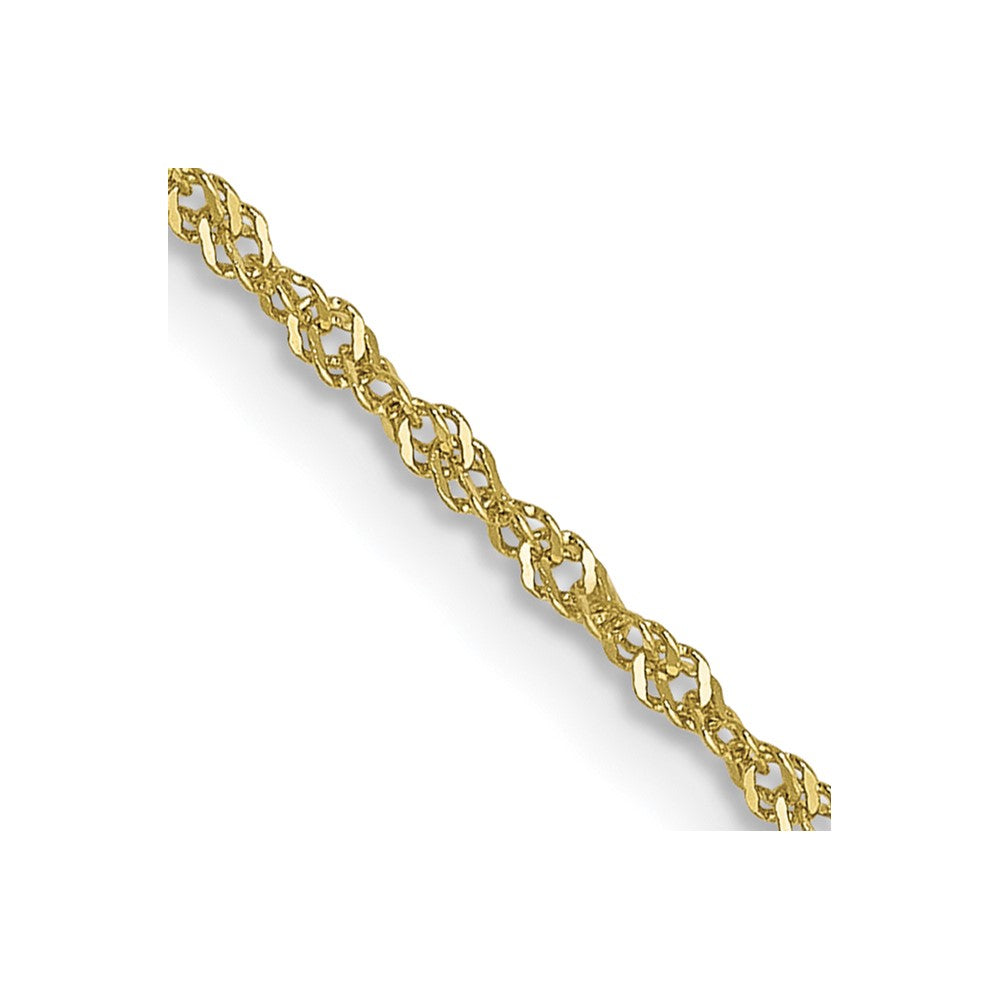 10k 1 mm Singapore Chain
