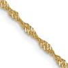 10K 1.3 mm Singapore Chain