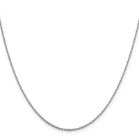Load image into Gallery viewer, 10K White Gold 1.2 mm Loose Rope Chain
