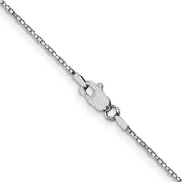 Load image into Gallery viewer, 10K White Gold .8mm Box Chain
