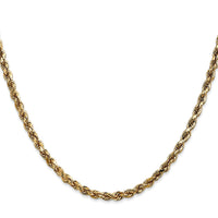 Load image into Gallery viewer, 10K 3.5mm Diamond-Cut Rope Chain
