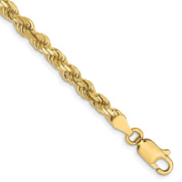 Load image into Gallery viewer, 10K 3.5mm Diamond-Cut Rope Chain
