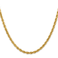 Load image into Gallery viewer, 10K 4mm Diamond-Cut Rope Chain
