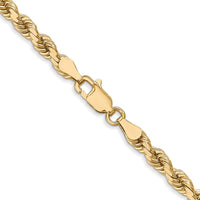 Load image into Gallery viewer, 10K 4mm Diamond-Cut Rope Chain
