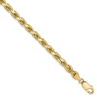 Load image into Gallery viewer, 10K 4.5mm Diamond-Cut Rope Chain
