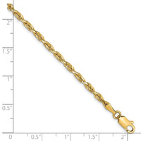 Load image into Gallery viewer, 10K 2.75mm Diamond-Cut Lightweight Rope Chain
