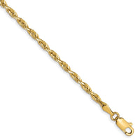 Load image into Gallery viewer, 10K 2.75mm Diamond-Cut Lightweight Rope Chain
