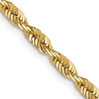 Load image into Gallery viewer, 10K 2.75mm Diamond-Cut Lightweight Rope Chain
