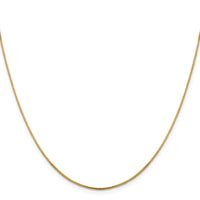 Load image into Gallery viewer, 10K .95mm Sparkle Octagonal Box Chain
