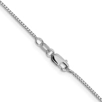 Load image into Gallery viewer, 10K White Gold .95mm Sparkle Octagonal Box Chain
