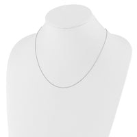 Load image into Gallery viewer, 10K White Gold Adjustable .8mm Wheat Chain
