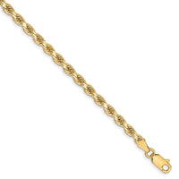 Load image into Gallery viewer, 10K 3.25mm Diamond-Cut Rope Chain
