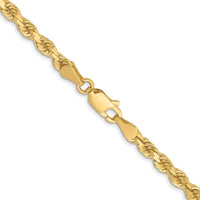 Load image into Gallery viewer, 10K 3.75mm Diamond-Cut Rope Chain
