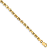 Load image into Gallery viewer, 10K 3.75mm Diamond-Cut Rope Chain
