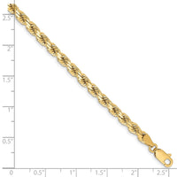 Load image into Gallery viewer, 10K 4.25mm Diamond-Cut Rope Chain
