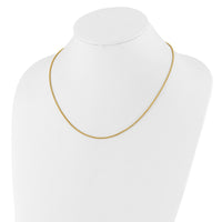 Load image into Gallery viewer, 10k Adjustable 1.6mm Semi Solid Spiga Chain
