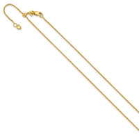 Load image into Gallery viewer, 10k Adjustable 1mm D/C Wheat Chain
