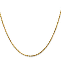 Load image into Gallery viewer, 10k White Gold 2mm Diamond-Cut Rope Chain
