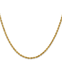 Load image into Gallery viewer, 10k White Gold 2.5mm Diamond-Cut Rope Chain
