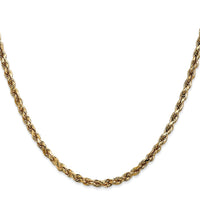 Load image into Gallery viewer, 10k White Gold 3.5mm Diamond-Cut Rope Chain
