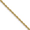 10k 1.6mm Solid Regular Rope Chain