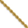 10k 2.25mm Solid Regular Rope Chain