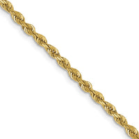 Load image into Gallery viewer, 10k 2.25mm D/C Quadruple Rope Chain
