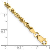 Load image into Gallery viewer, 10k 3.35mm D/C Quadruple Rope Chain
