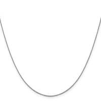 Load image into Gallery viewer, 10k White Gold 1.0 mm D/C Cable Chain
