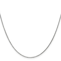 Load image into Gallery viewer, 10k White Gold .95mm D/C Cable Chain
