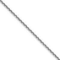 Load image into Gallery viewer, 10k White Gold .95mm D/C Cable Chain
