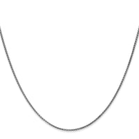 Load image into Gallery viewer, 10k White Gold 1.25mm D/C Spiga Chain
