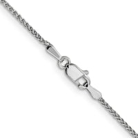 Load image into Gallery viewer, 10k White Gold 1.25mm D/C Spiga Chain
