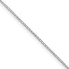 10k White Gold .5mm Baby Box Chain