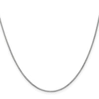 Load image into Gallery viewer, 10k White Gold 1mm Box Chain
