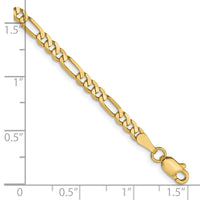 Load image into Gallery viewer, 10k 3.25mm Flat Figaro Chain
