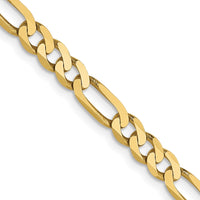 Load image into Gallery viewer, 10k 4mm Flat Figaro Chain
