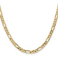 Load image into Gallery viewer, 10k 4.75mm Flat Figaro Chain
