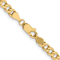 Load image into Gallery viewer, 10k 4.75mm Flat Figaro Chain
