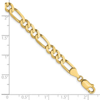 Load image into Gallery viewer, 10k 5.25mm Flat Figaro Chain
