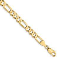 Load image into Gallery viewer, 10k 5.25mm Flat Figaro Chain
